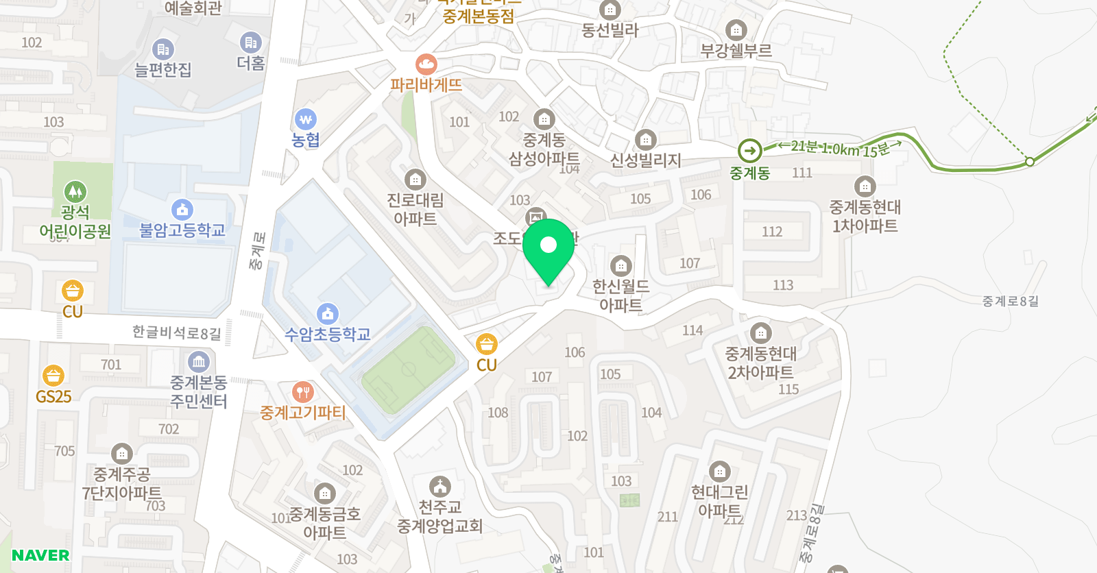 아이원 FC 위치
