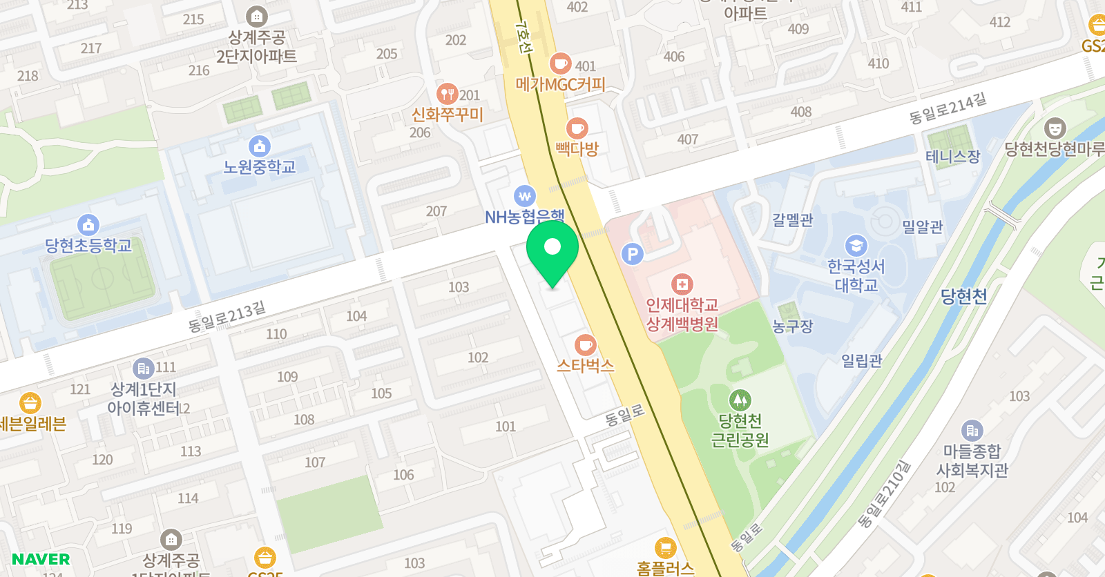칼 수학 상계관 위치