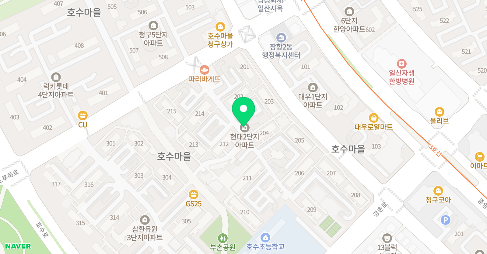 아소비 고양호수마을점 위치