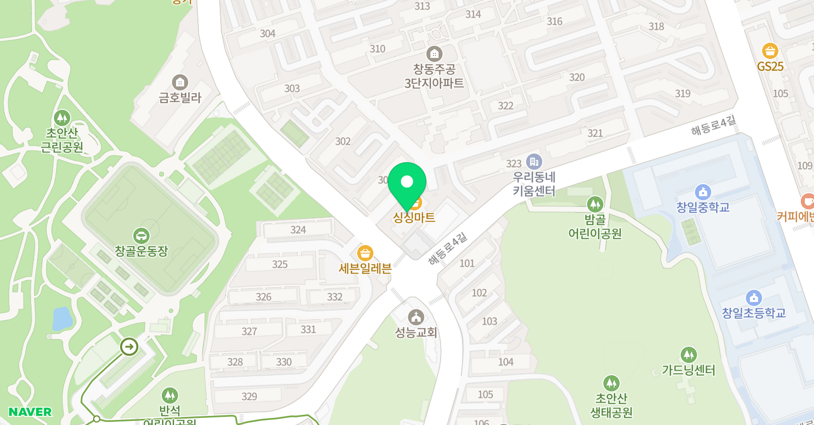 프로필 음악학원 위치