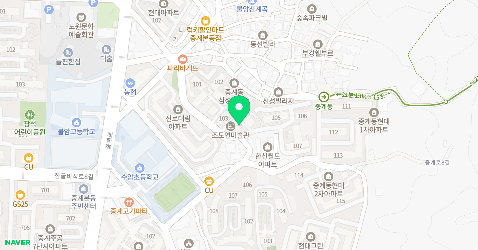 클라비어 음악학원 위치
