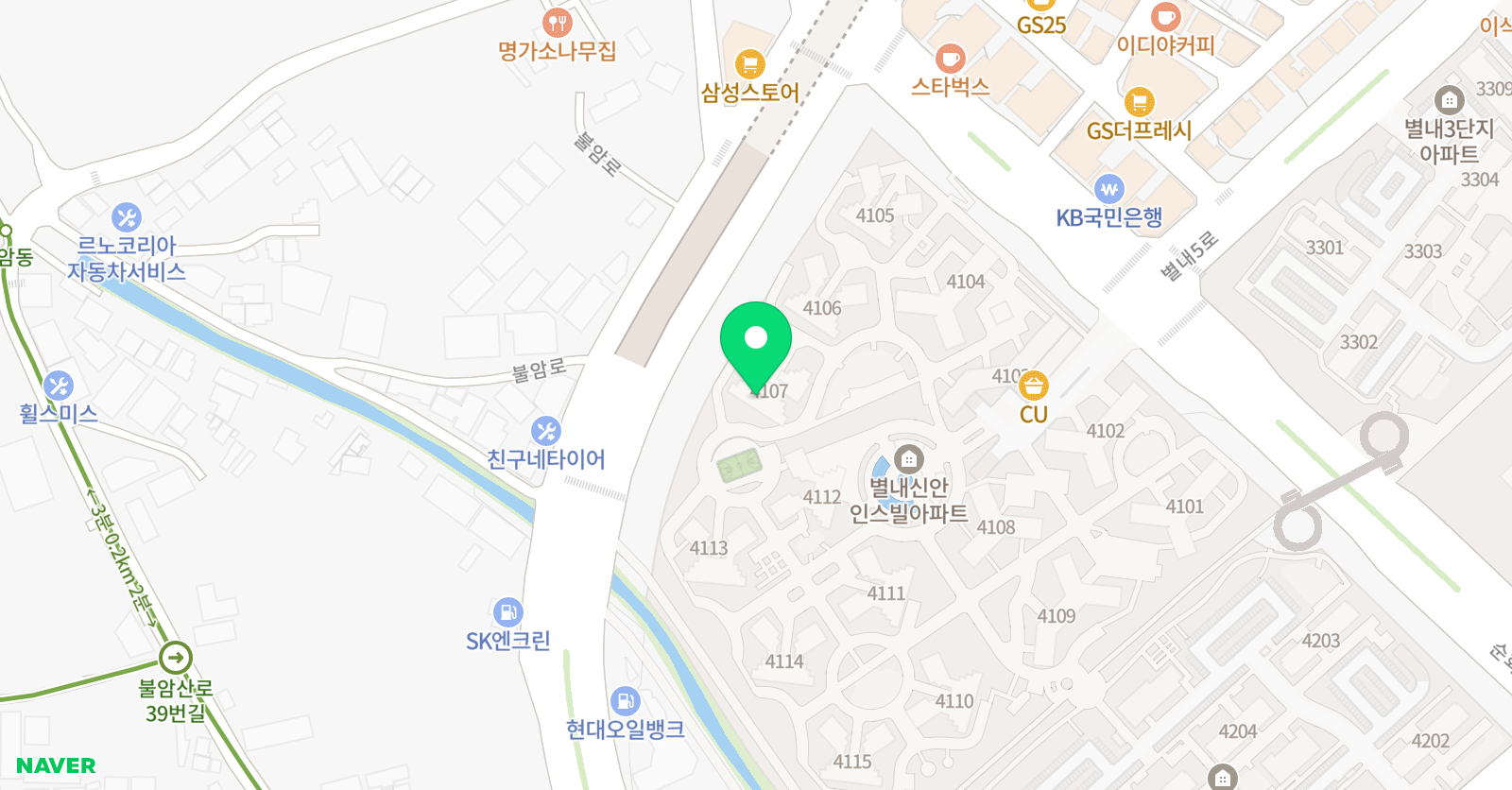 아소비 별내신안인스빌점 위치