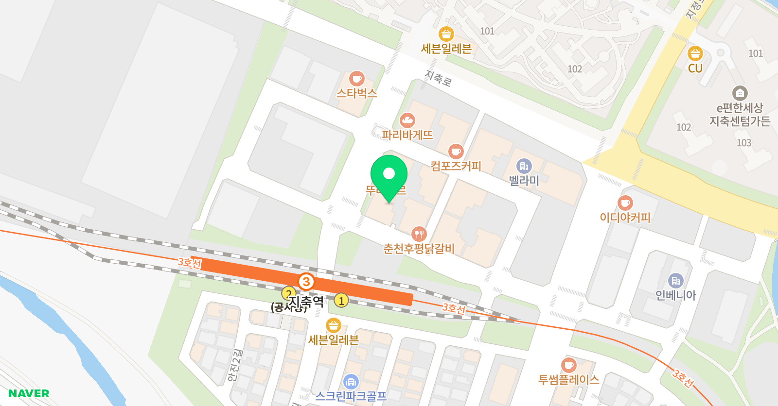 엘리나 영어뮤지컬학원 위치