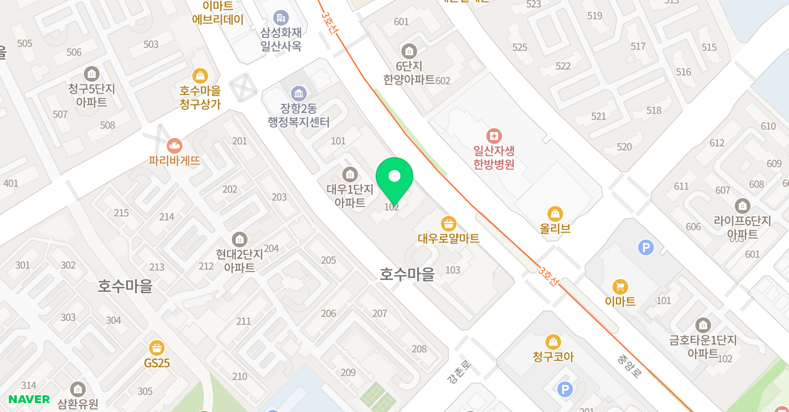 3030 영어 호수마을러닝센터 위치