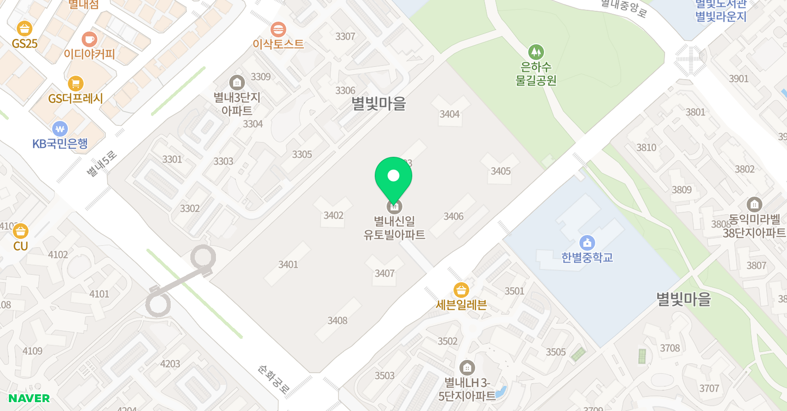 별내 영어학원 와글와글잉글리쉬 캠퍼스 위치