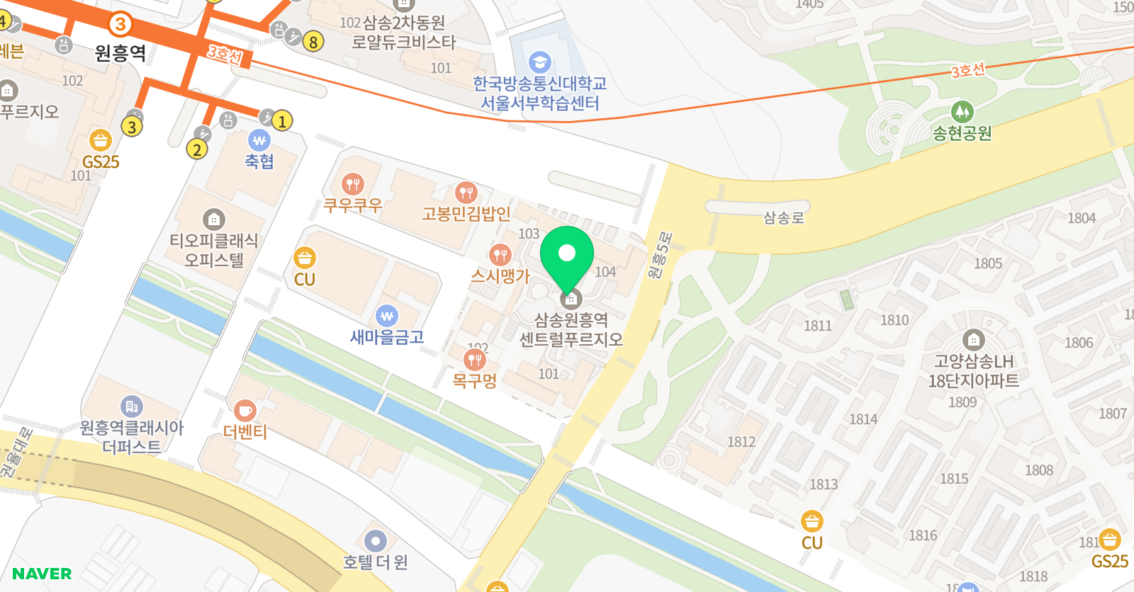 리드인 뮤엠 영어 비상 수학 RMB 학원 위치