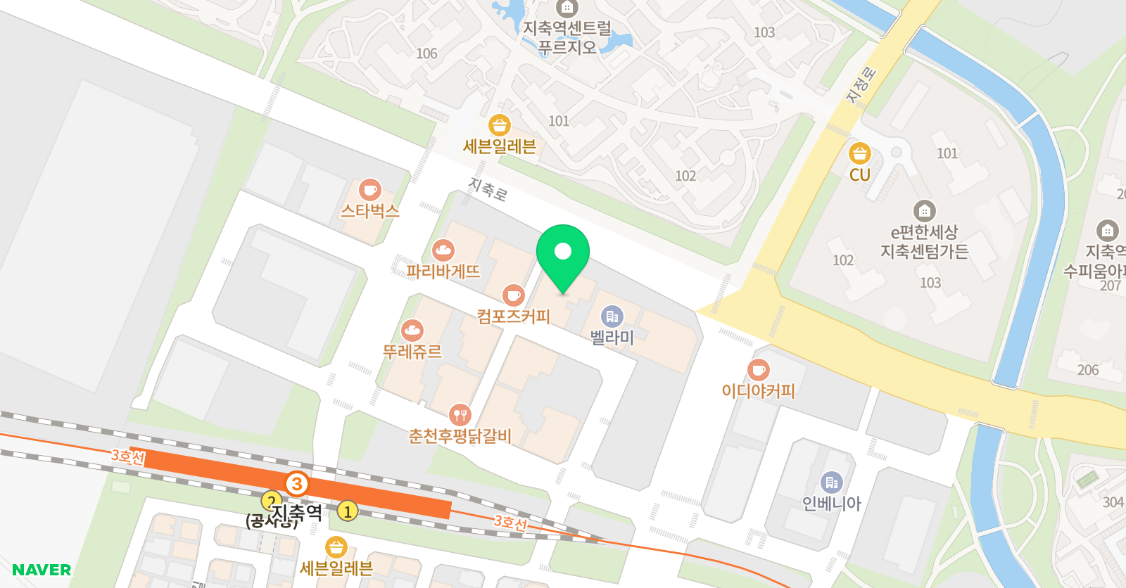 지축 JM 수학 위치