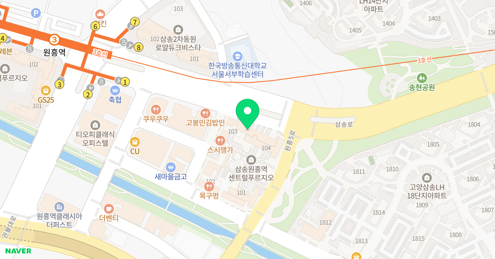 이화사랑 발레 본원 위치