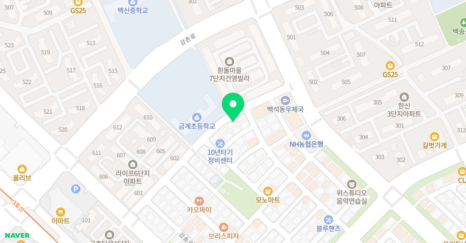 사고와논리 논술교습소 위치