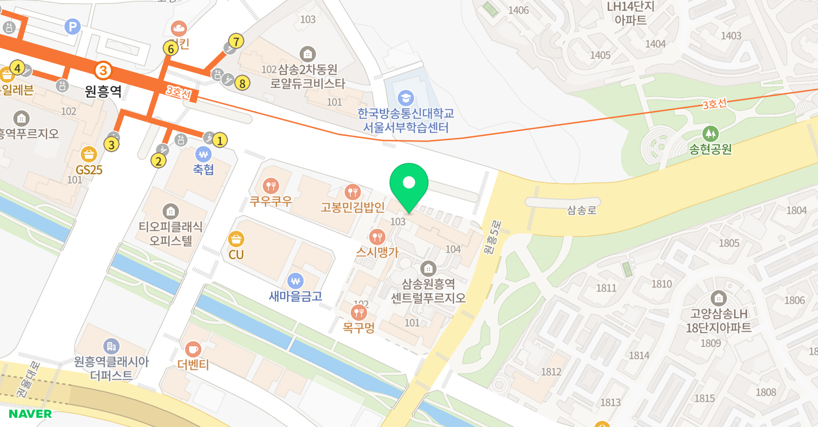 티에스 댄스스튜디오 위치