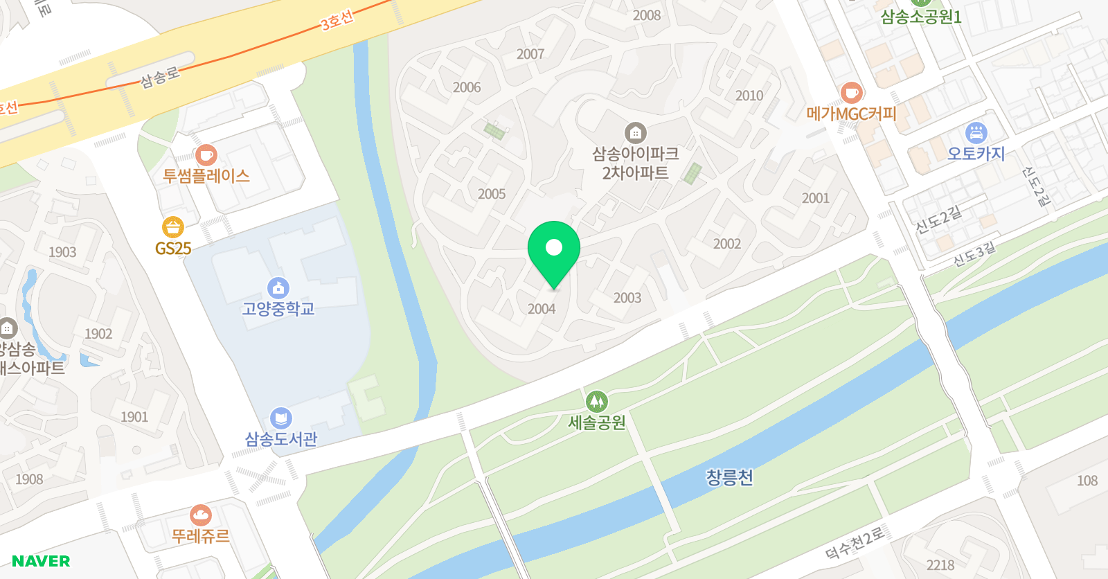 S쌤 코칭수학 위치