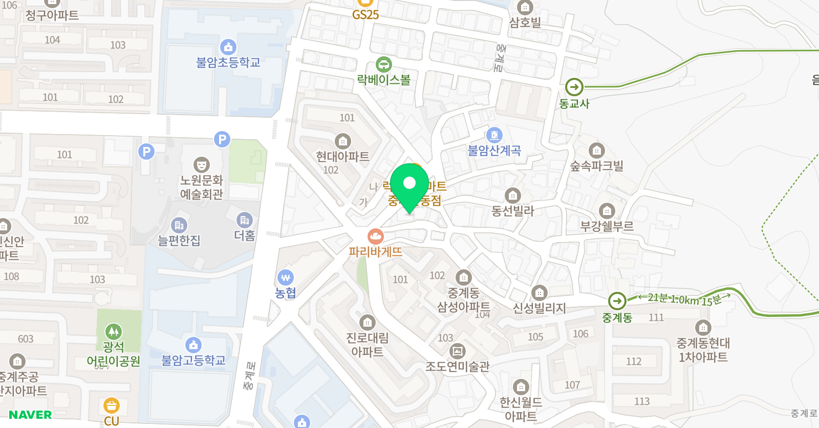 수 음악학원 위치
