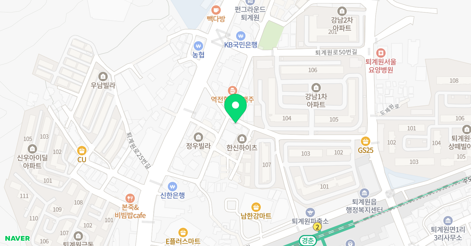 슈팝피아노숲 음악학원 위치