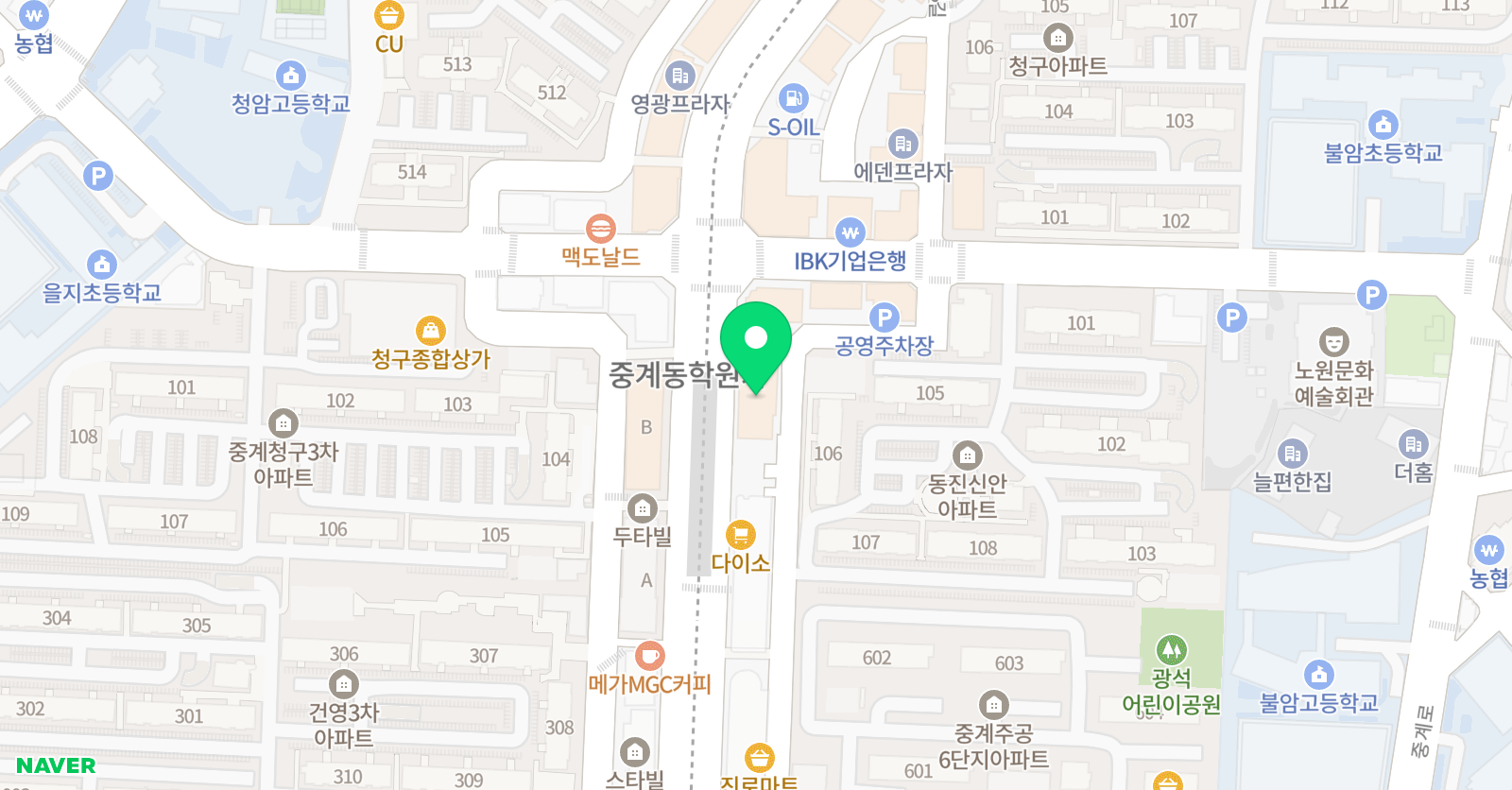 대치 본수학 위치