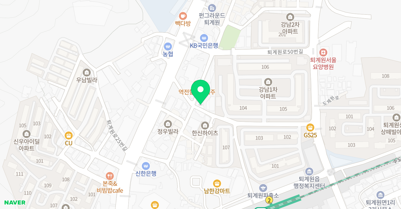 EiE 고려대 어학원 남양주퇴계원캠퍼스 위치