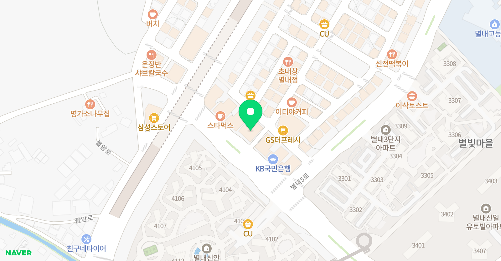 용인대소나무향기 태권도 2관 위치