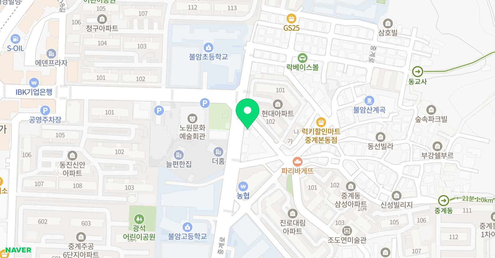 예원플러스 학원 위치
