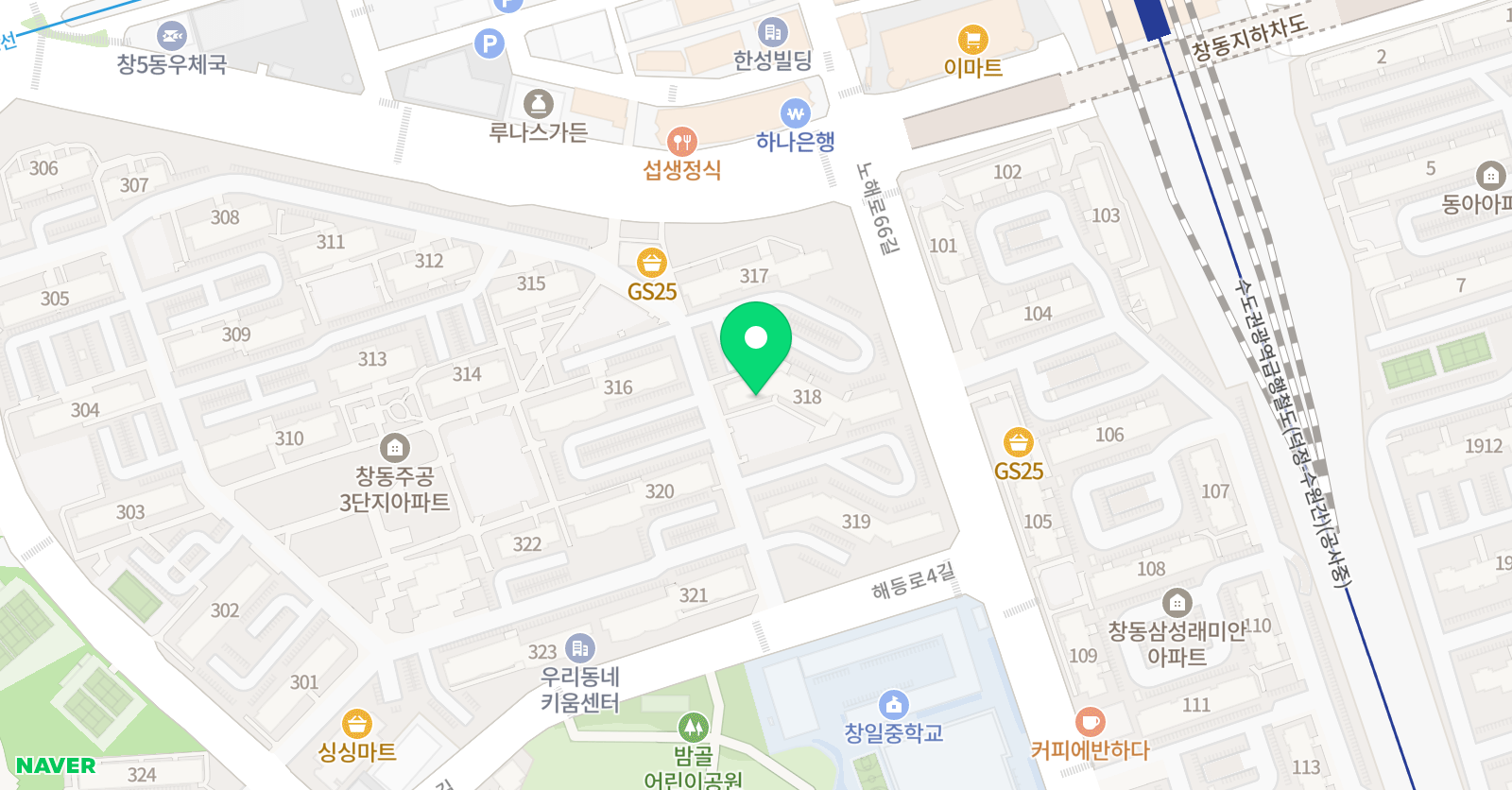 로제타스톤 창동1호점 위치