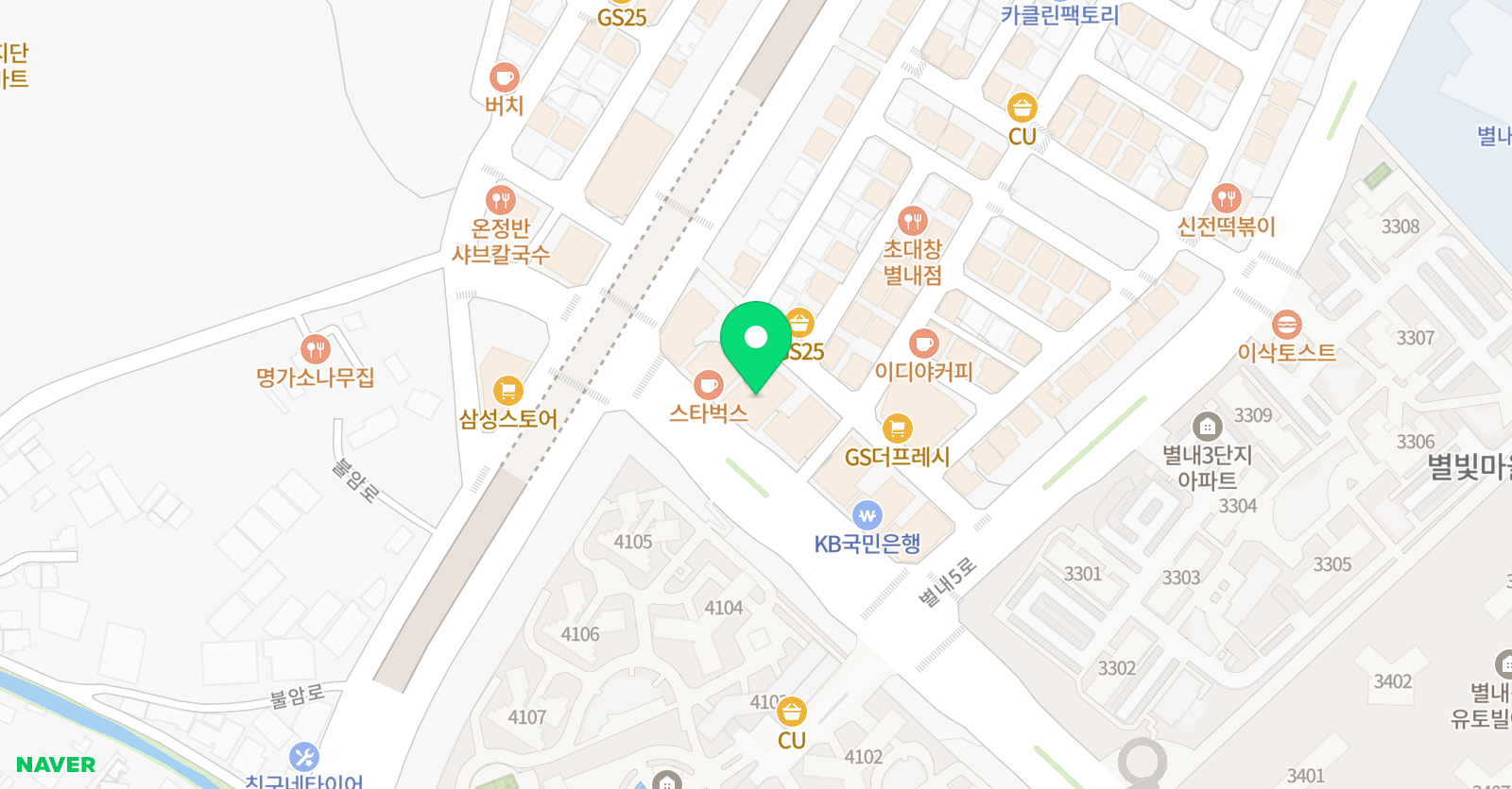 창의 수학나무학원 위치