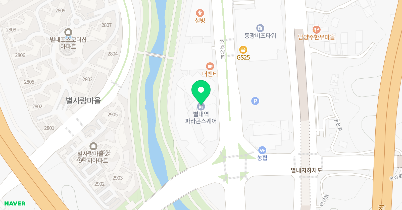 다음보컬음악학원 위치