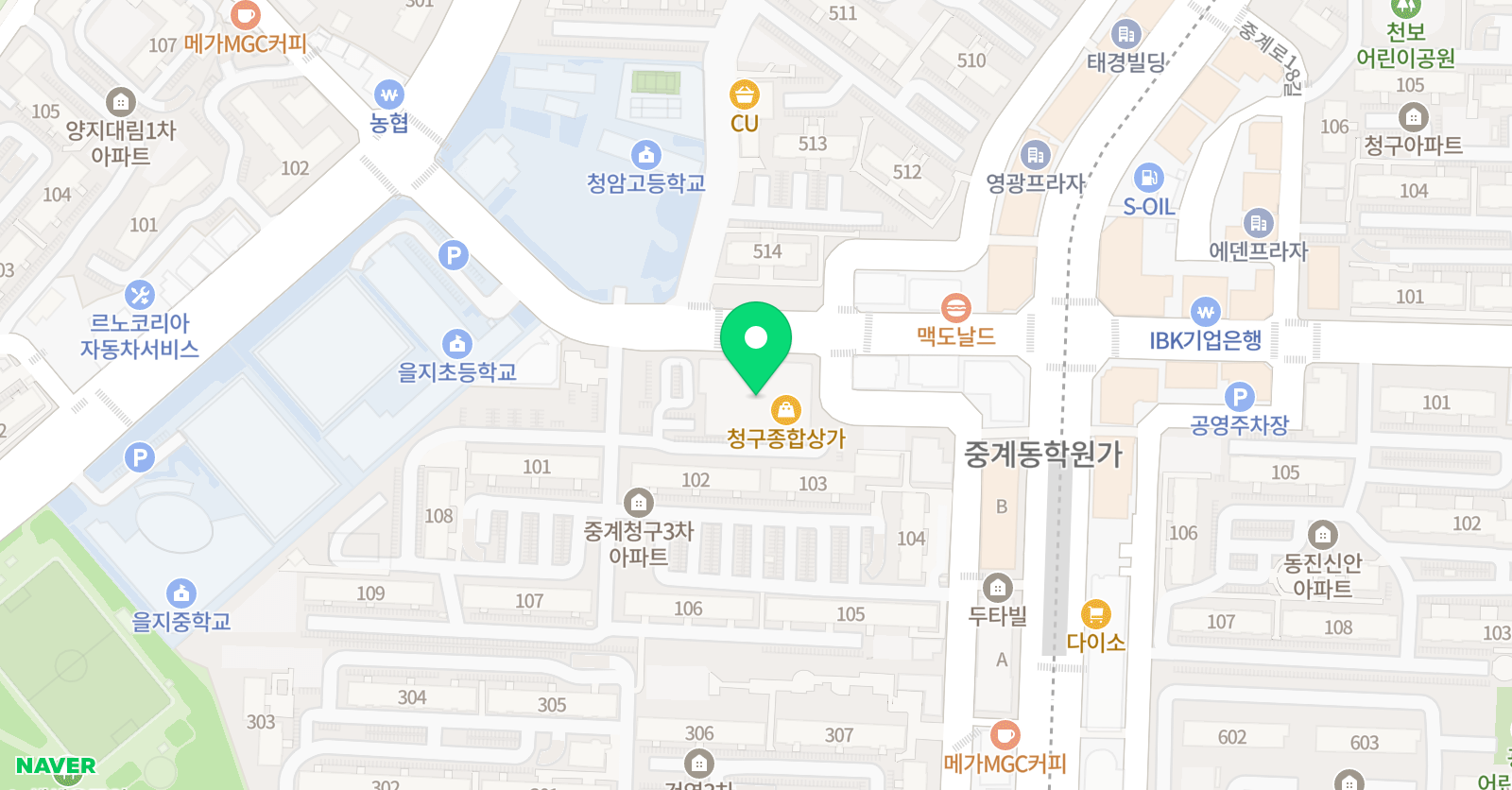 로시 학원 위치