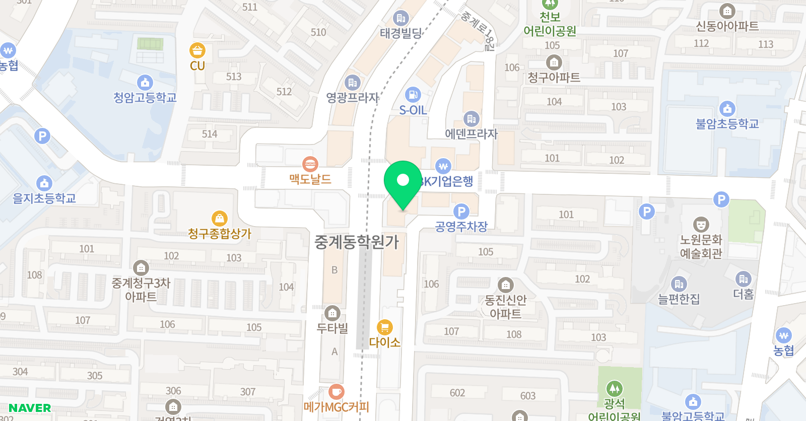 쥴리 영어학원 위치