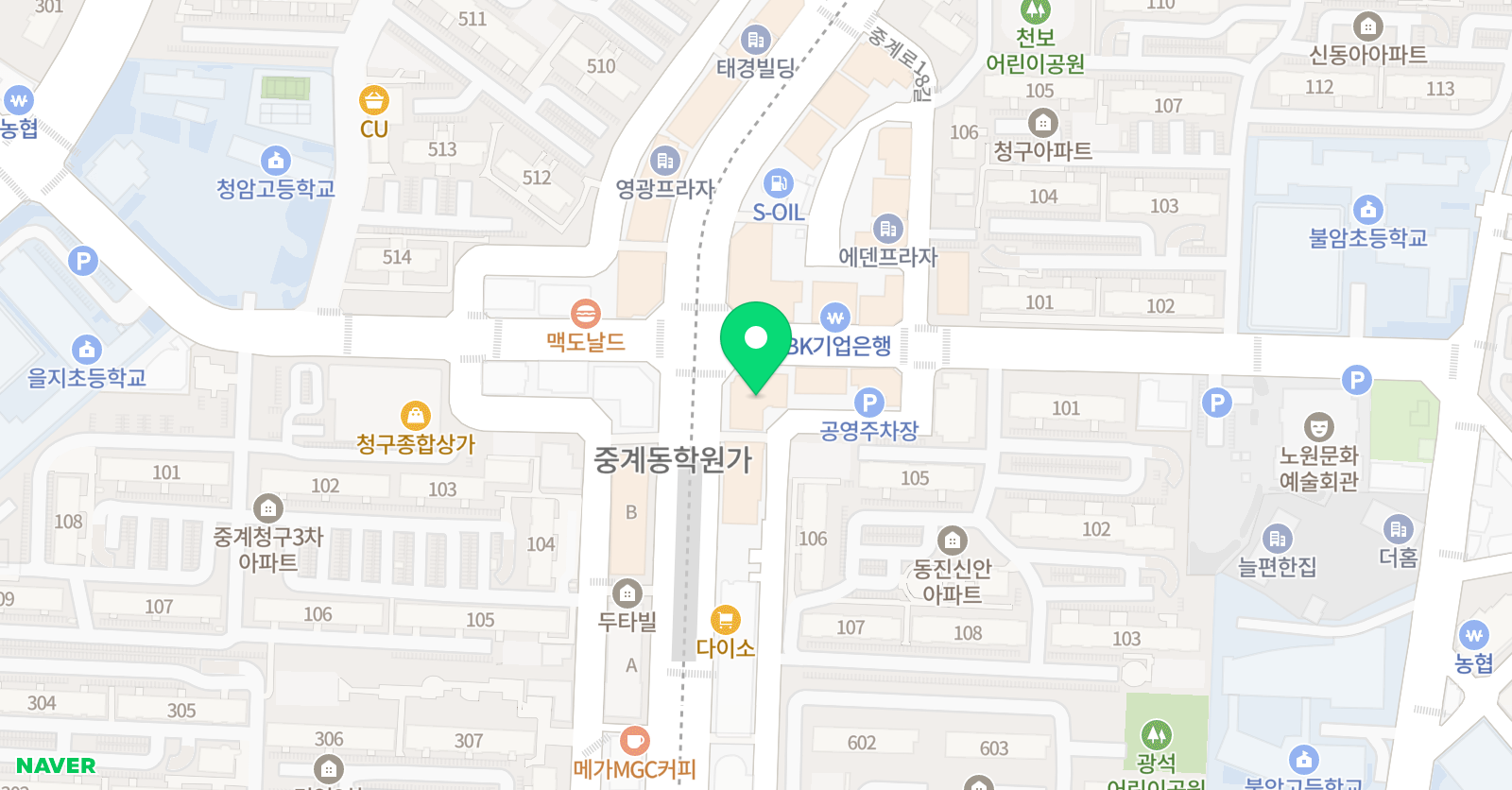 대치어센트 영어전문학원 위치