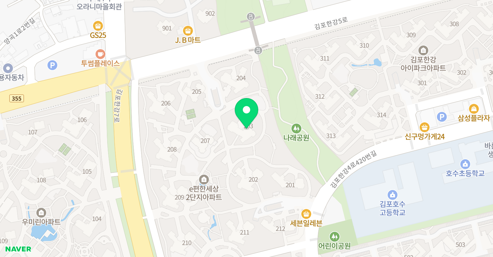 셀파우등생교실 김포호수대림점 위치