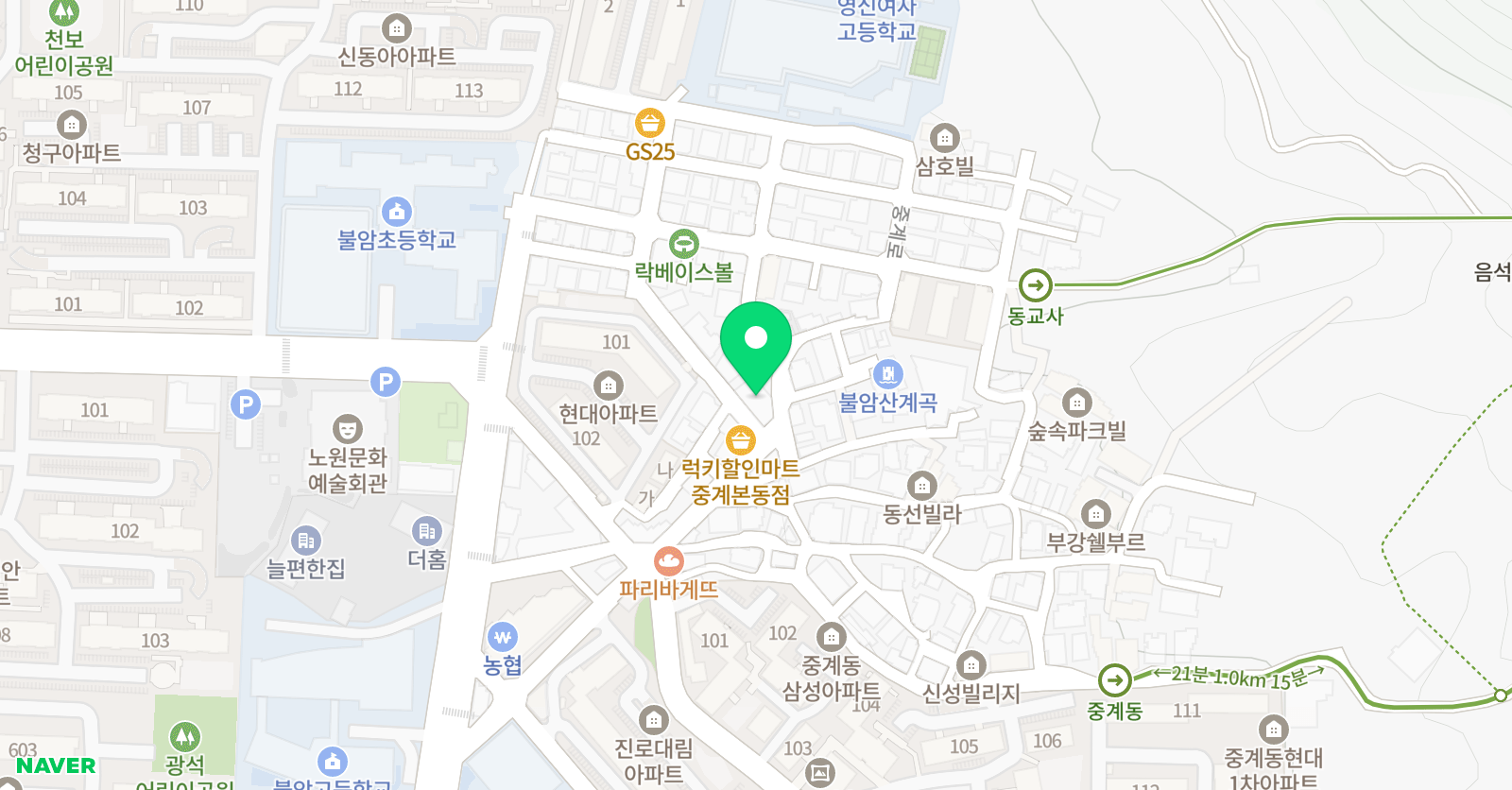 랄라 음악학원 위치
