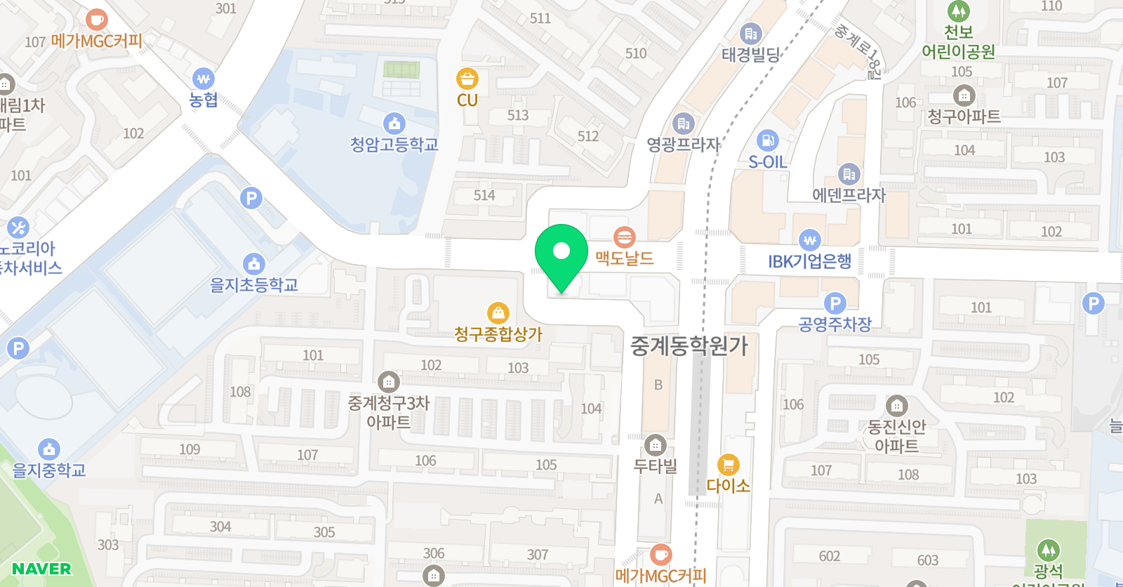 정N왕 중국어학원 위치