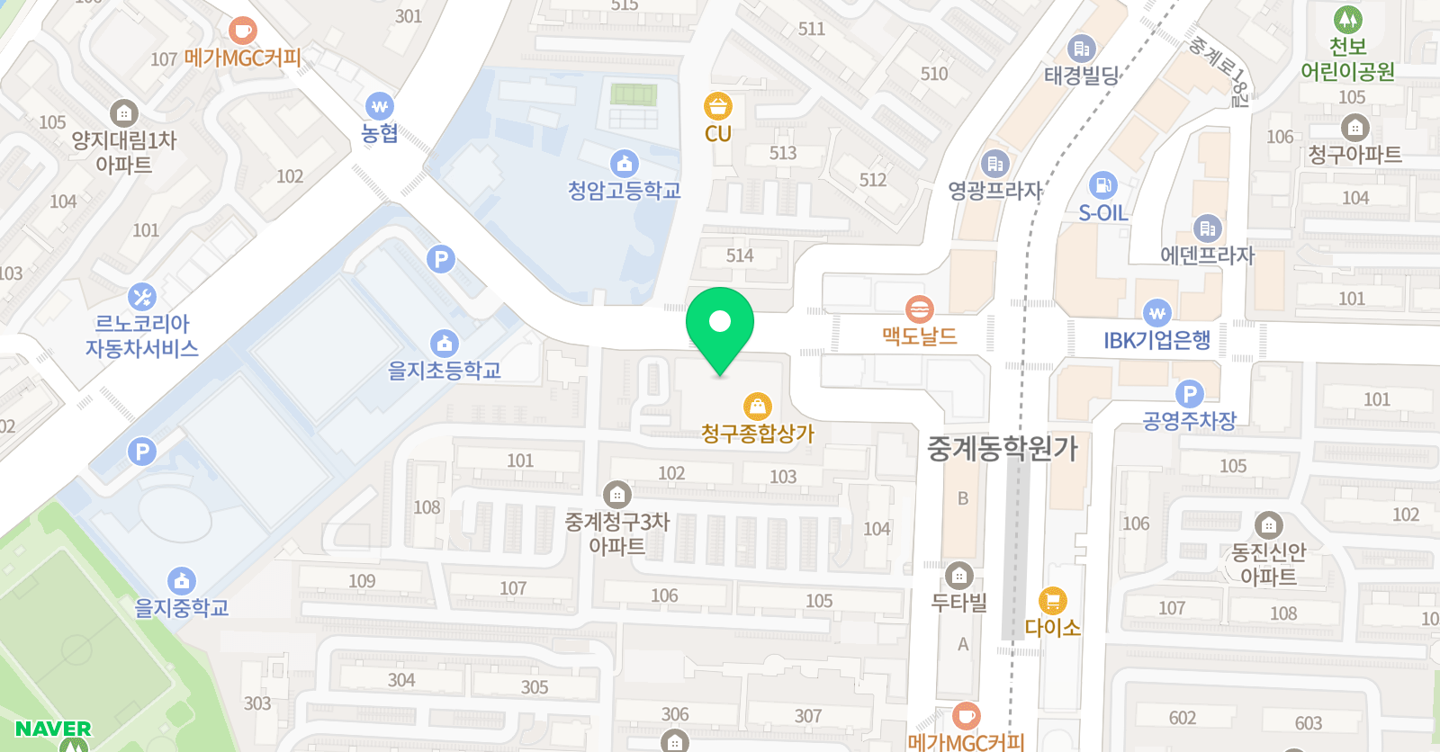 청구 음악학원 위치