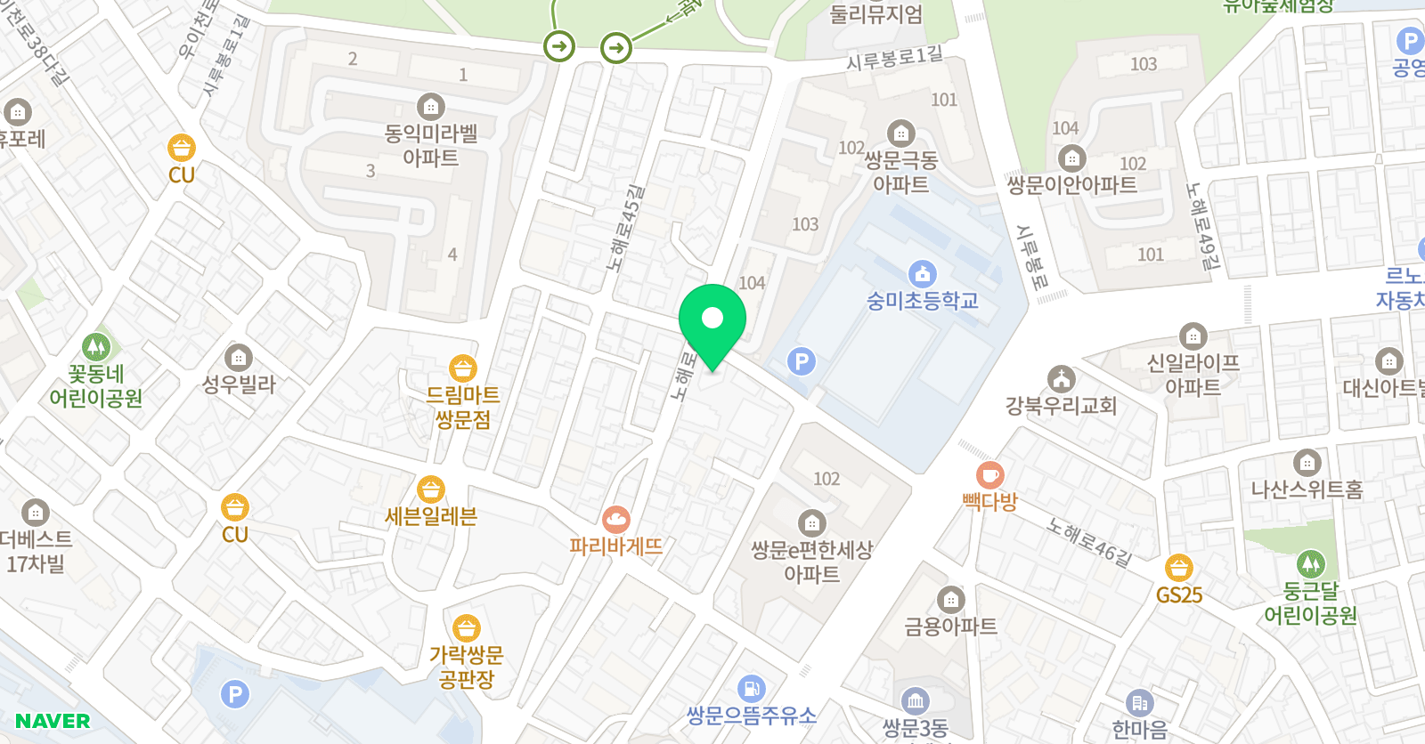 생각나래아카데미 쌍문점 위치