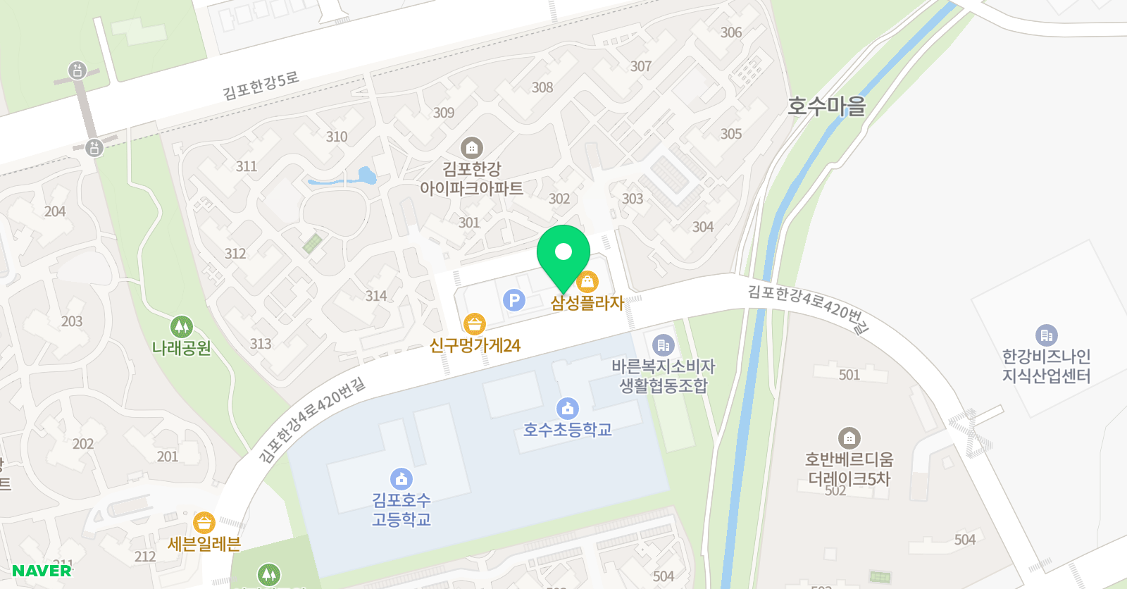 아이원 음악학원 위치