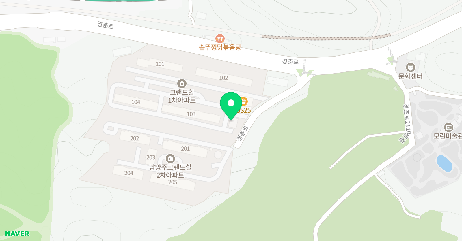 아트큐브 미술학원 위치