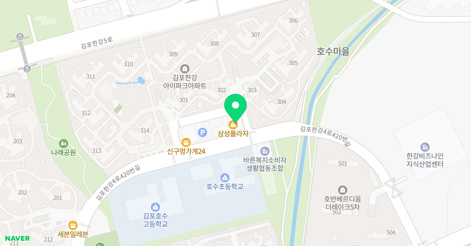 스마트해법수학 탄탄에듀 학원 위치