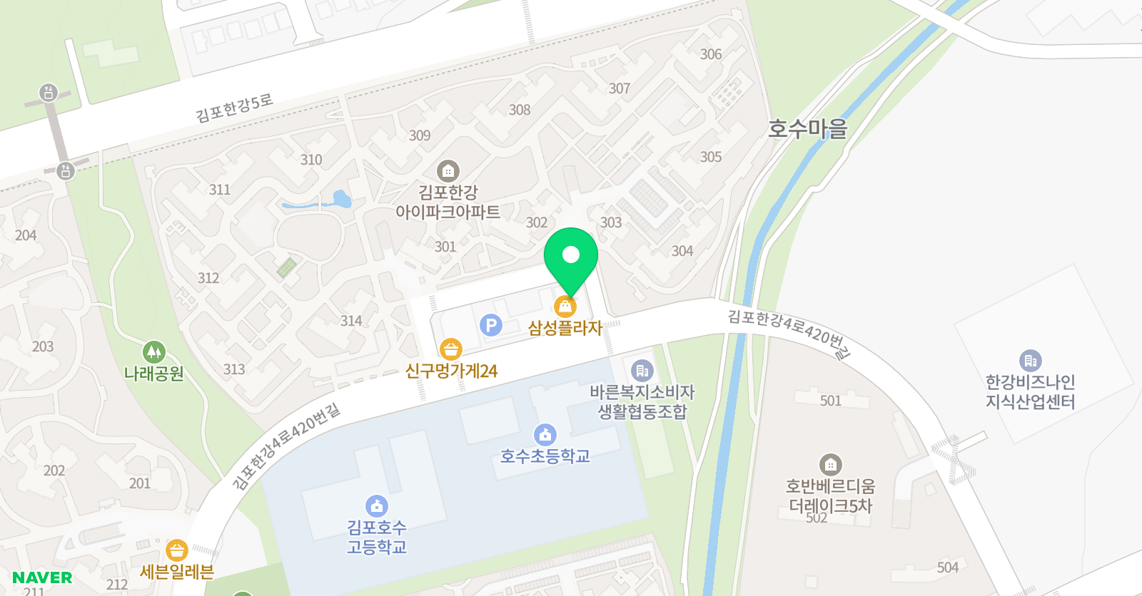 바른마음 태권도&주짓수 위치
