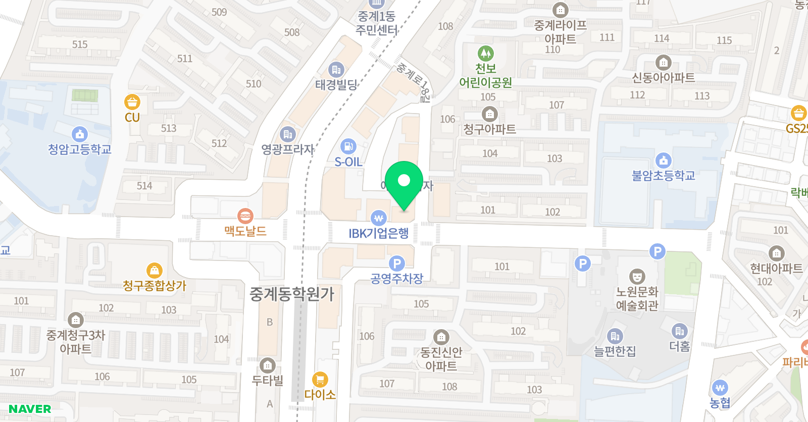 대단한학원 위치