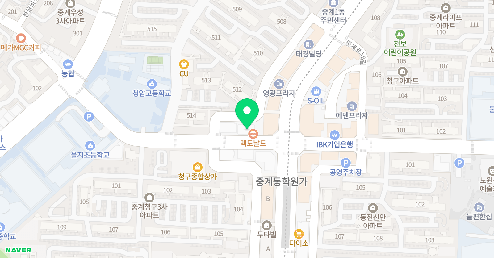손랩 정보영재학원 위치