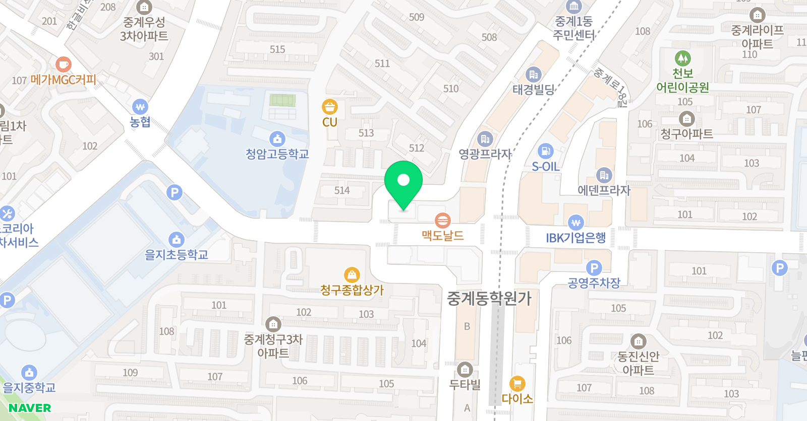 세손교육 국어논술수리논술학원 중계동교습소 위치