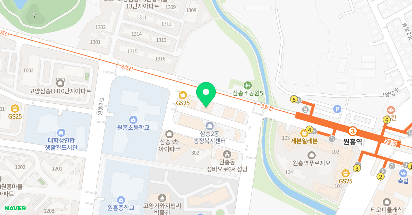 느티나무 미술학원 위치