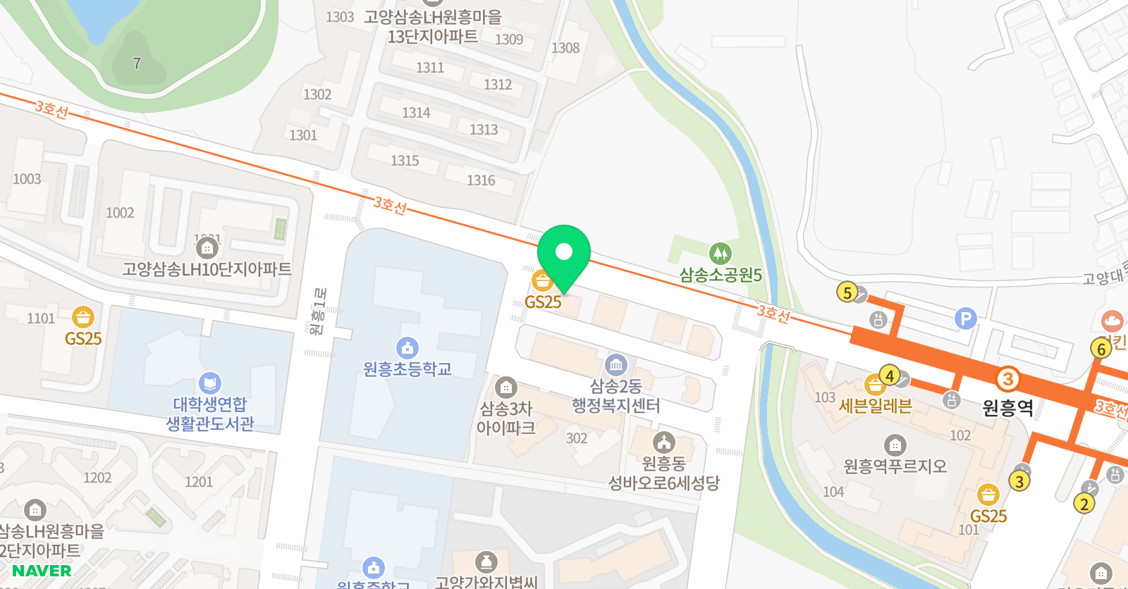 예술한스푼 위치