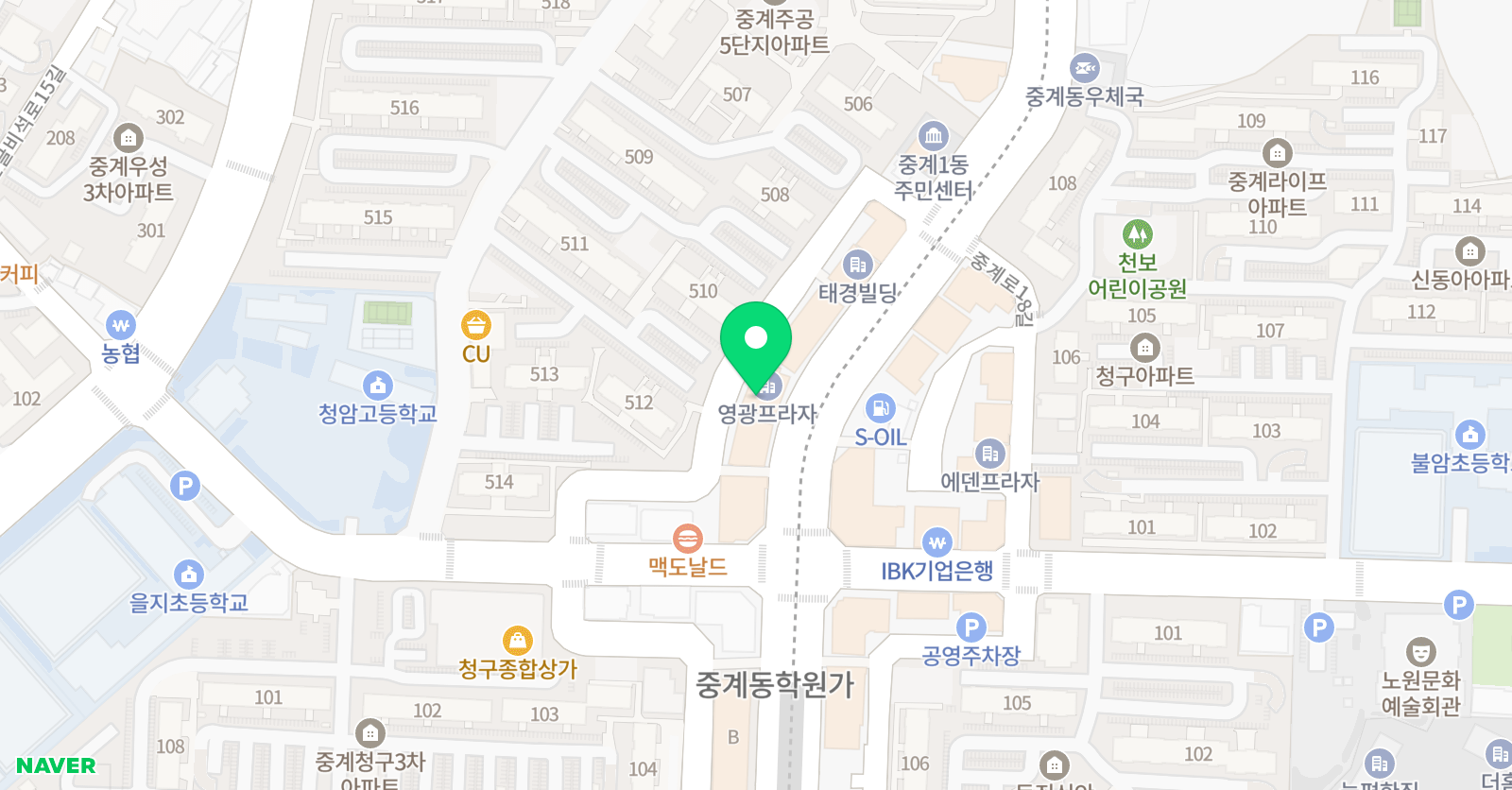 한우리 독서토론논술 노원북지부 위치