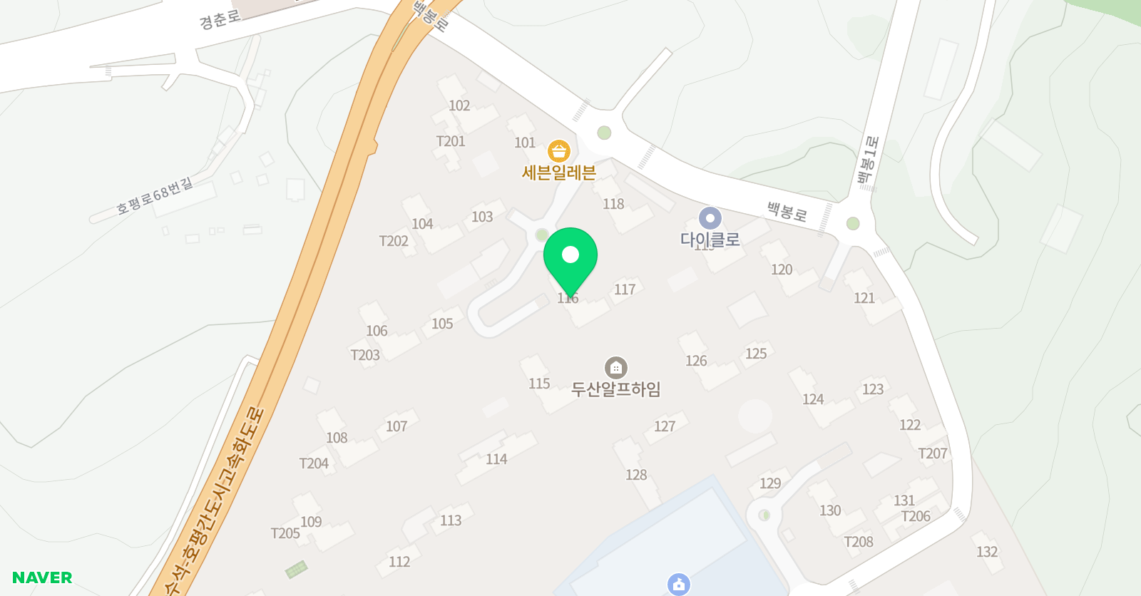 기탄 사고력교실 호평알프하임점 위치