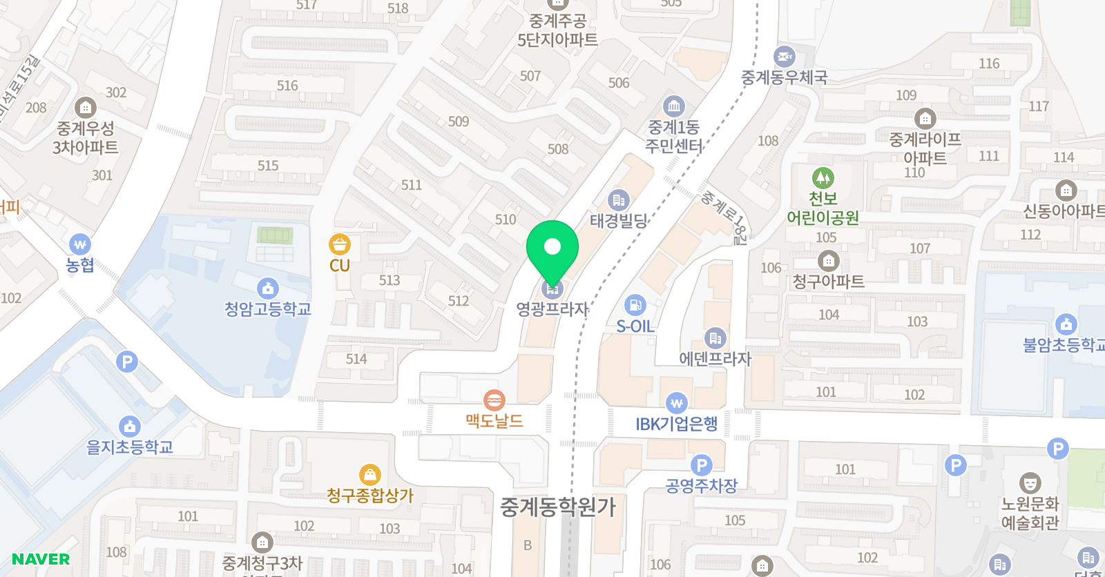 Lisa 리사 영어학원 위치