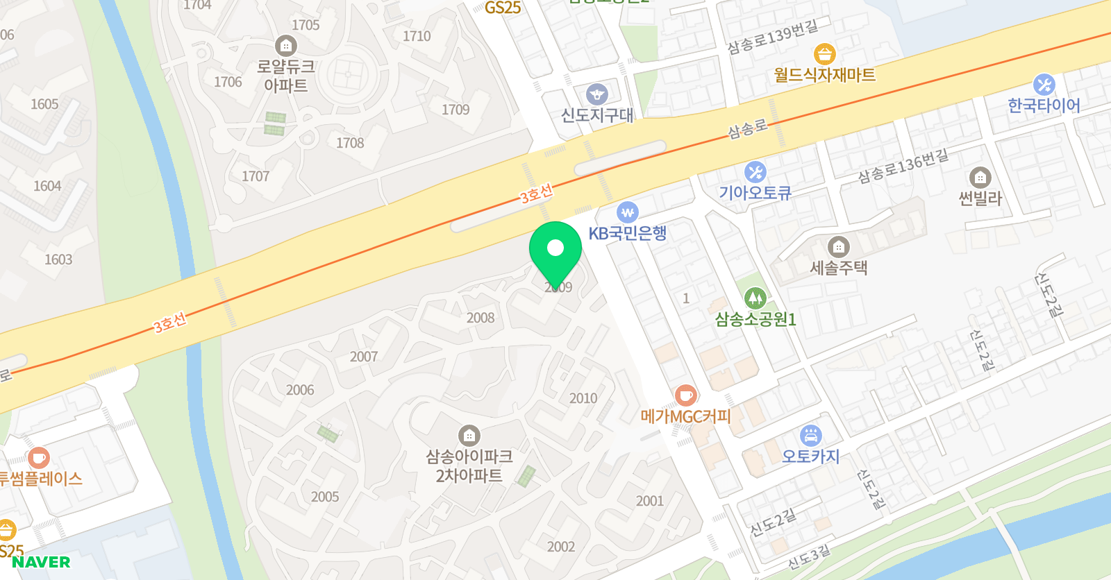 아트앤하트 고양삼송2차아이파크교육원 교육원 위치