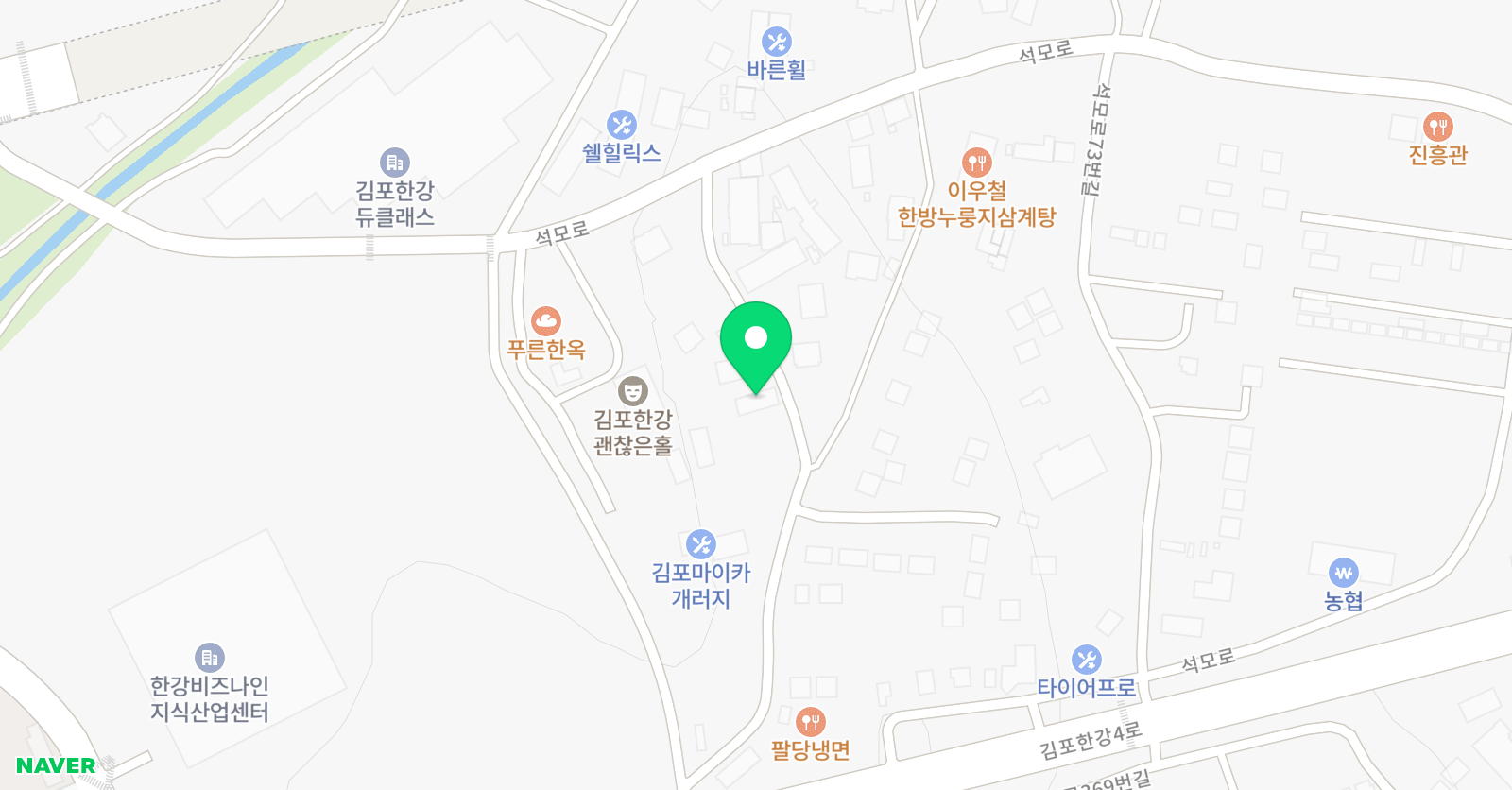 GFA유소년 축구 아카데미 위치