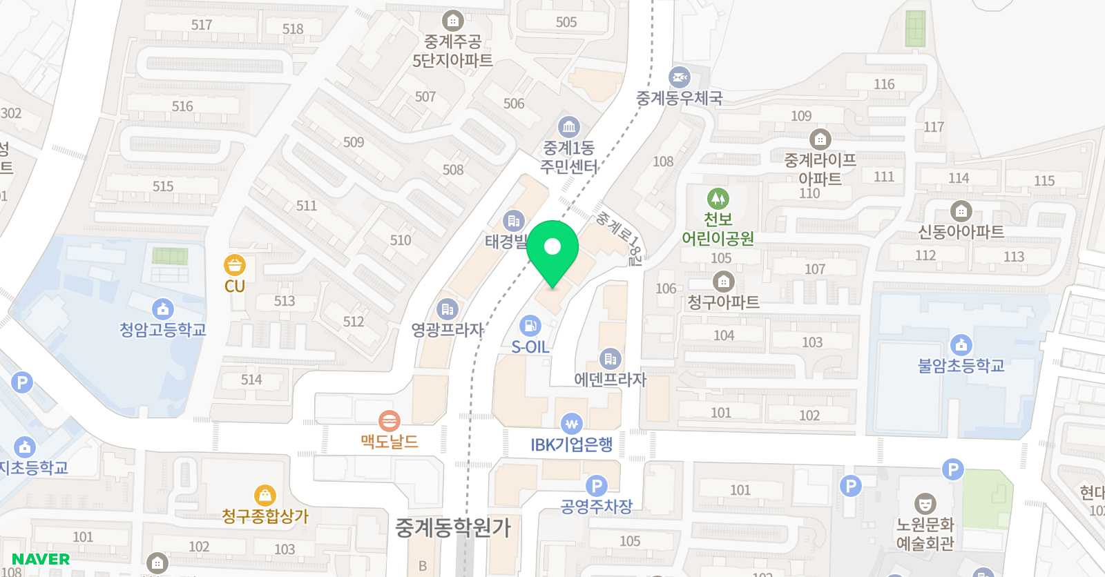 뉴튼즈애플 위치