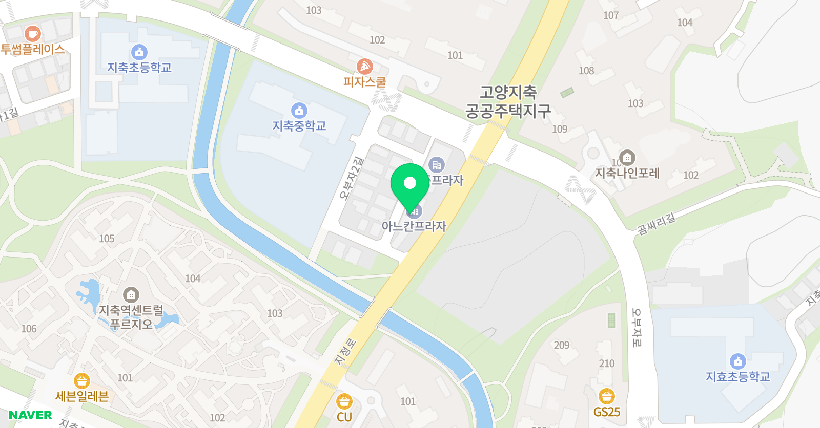 지축하이탑 수학학원 위치