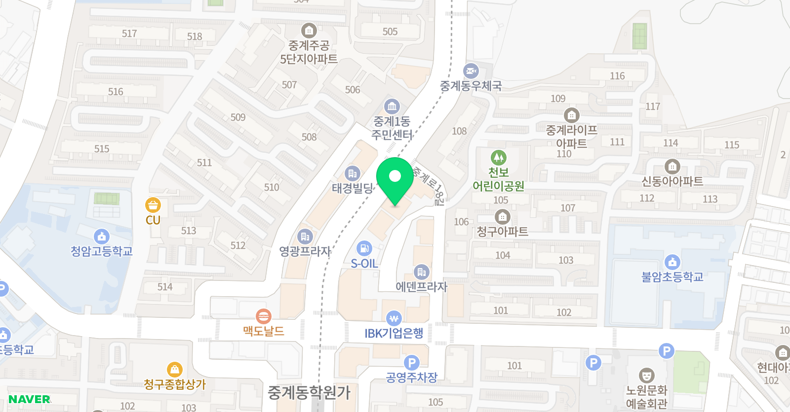 두이 국어전문학원 위치