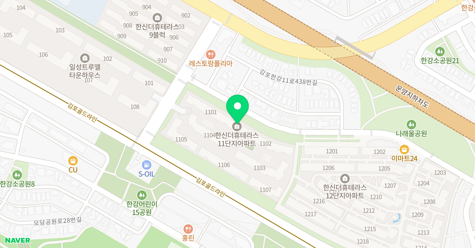 뿌리깊은나무 공부방 위치